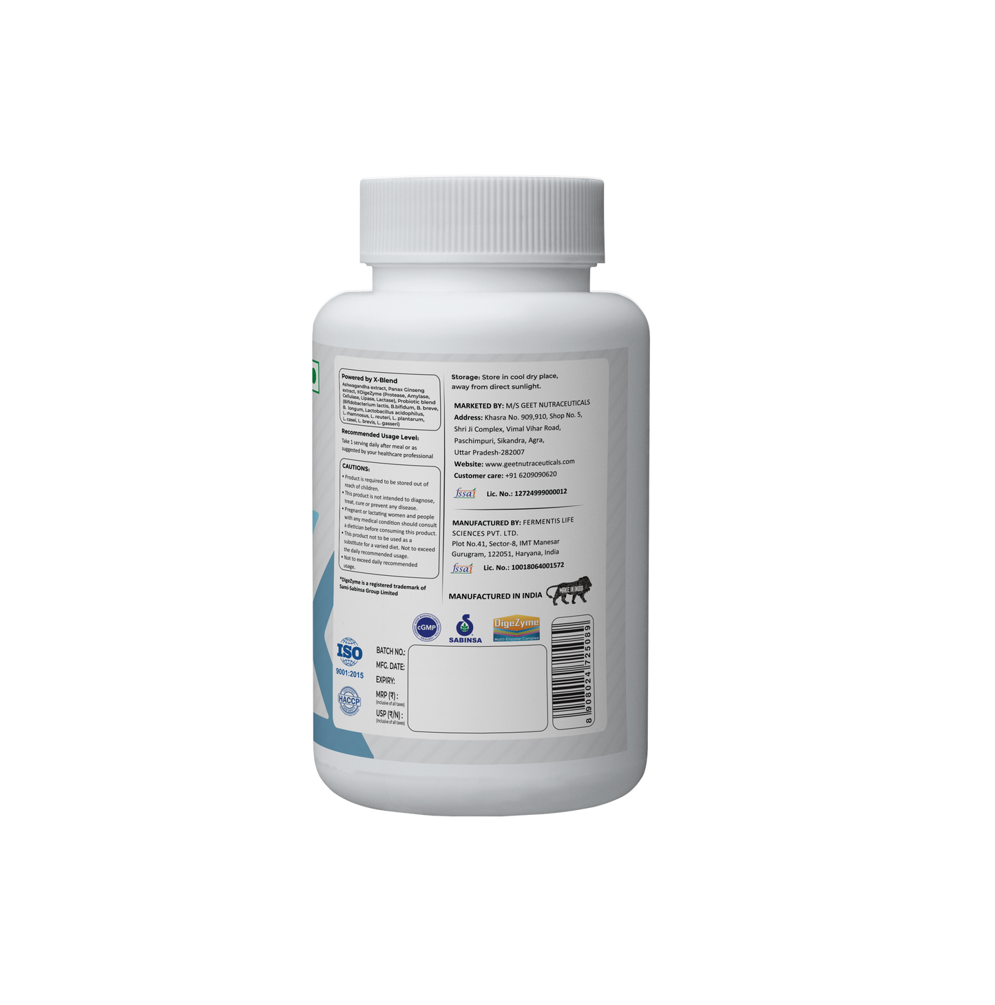 Multivitamin Tablet Recommended Usage & Cautions