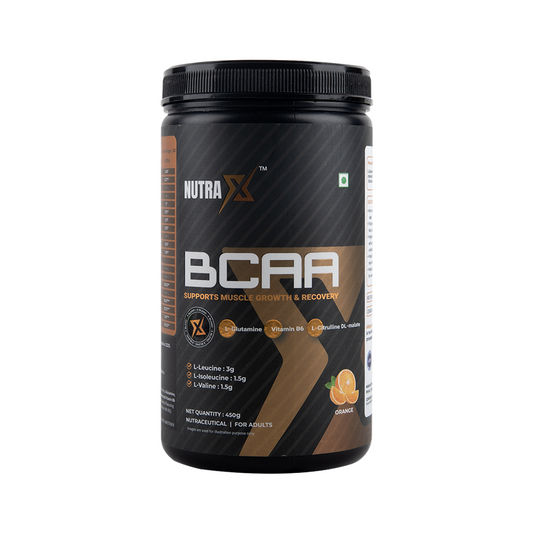 NutraX BCAA Powered By X-Blend 450g (0.99 lbs), Orange