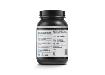 NutraX 100% Isolate Whey Protein Powered By X-Blend 1 Kg (2.2 lbs), Cafe Latte