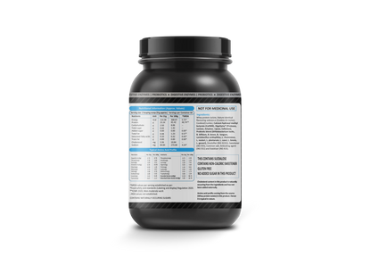 NutraX 100% Isolate Whey Protein Powered By X-Blend 1 Kg (2.2 lbs), Cookie & Cream