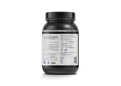 NutraX 100% Isolate Whey Protein Powered By X-Blend 1 Kg (2.2 lbs), Cookie & Cream