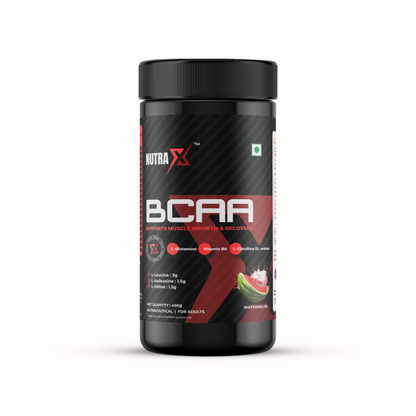 NutraX BCAA Powered By X-Blend 450g (0.99 lbs), Watermelon - NutraX